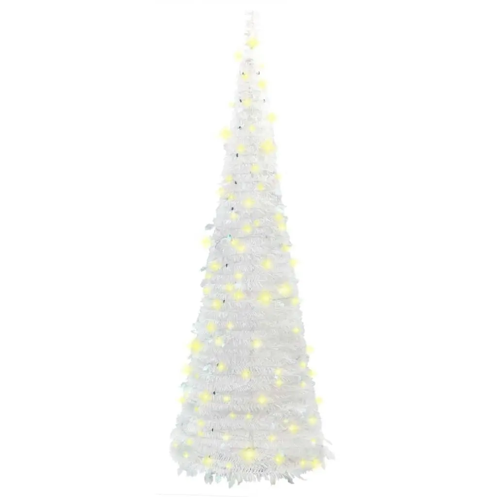 Artificial Christmas Tree Pop-up 50 LEDs White 120 cm 357752