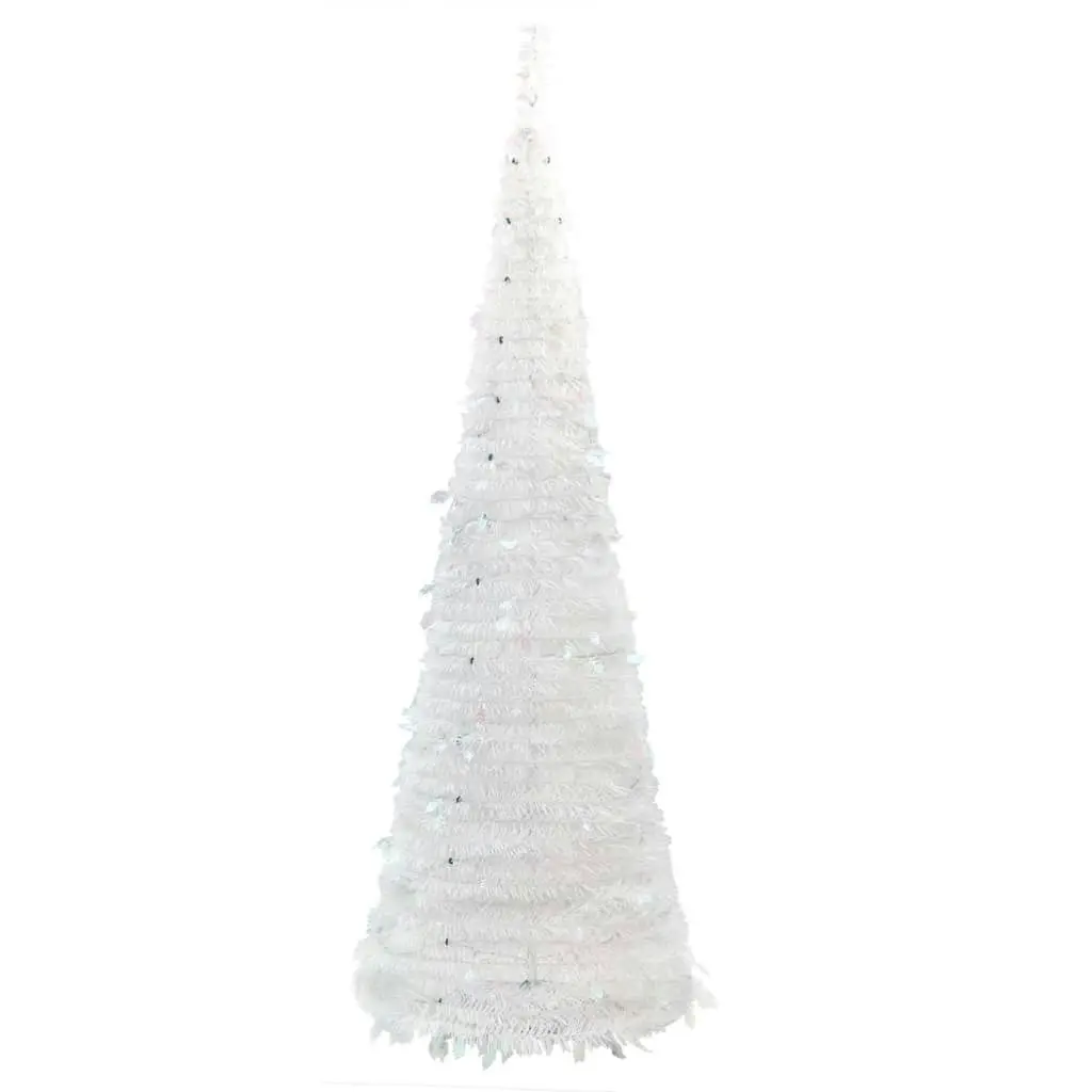 Artificial Christmas Tree Pop-up 50 LEDs White 120 cm 357752