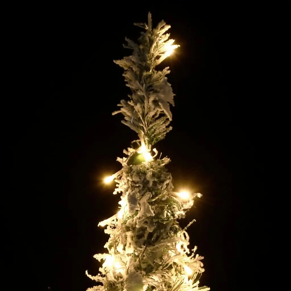 Artificial Christmas Tree Pop-up Flocked Snow 150 LEDs 180 cm 357758