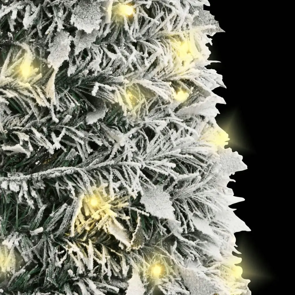 Artificial Christmas Tree Pop-up Flocked Snow 150 LEDs 180 cm 357758