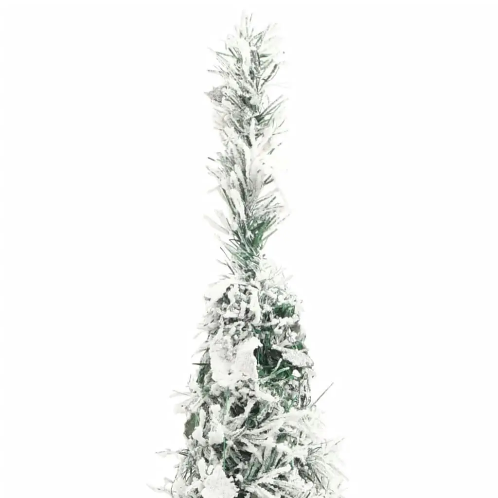 Artificial Christmas Tree Pop-up Flocked Snow 150 LEDs 180 cm 357758