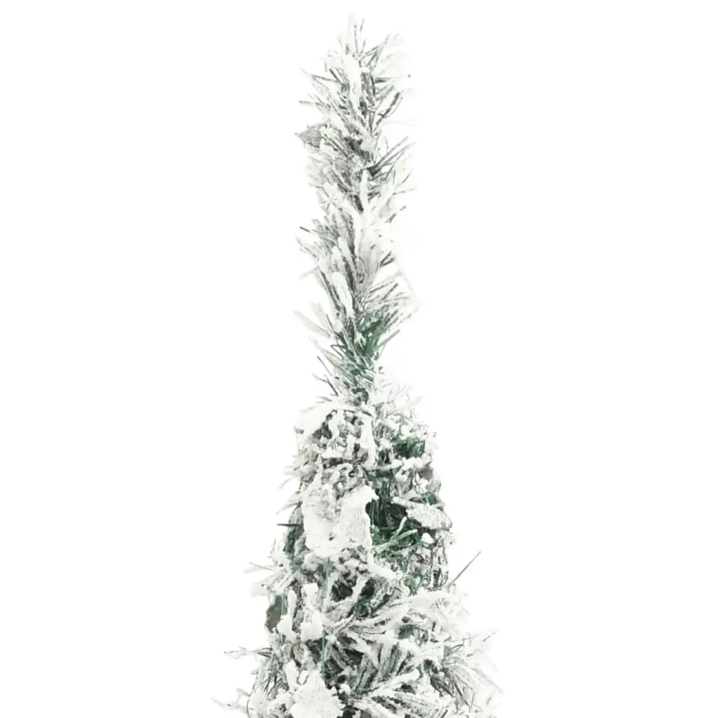 Artificial Christmas Tree Pop-up Flocked Snow 100 LEDs 150 cm 357757