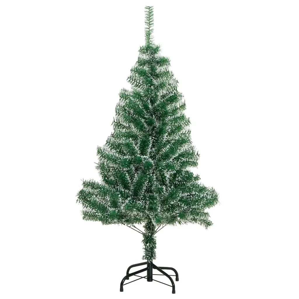 Artificial Christmas Tree with Flocked Snow Green 120 cm 357772