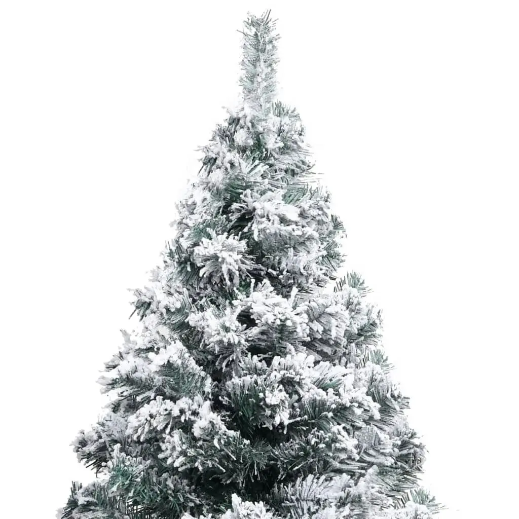 Artificial Christmas Tree with Flocked Snow Green 120 cm PVC 328481