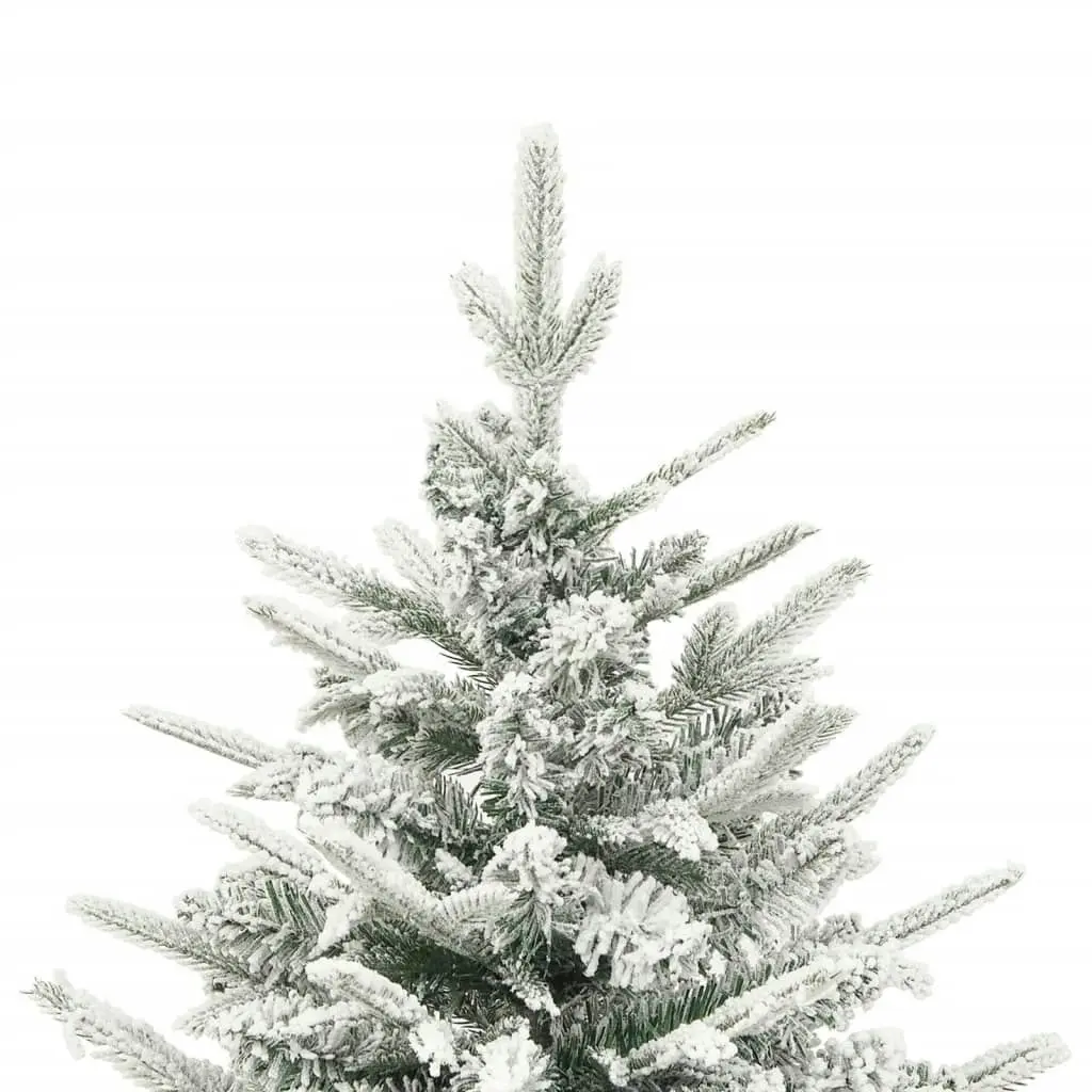 Artificial Christmas Tree with Flocked Snow Green 120 cm PVC&PE 328492