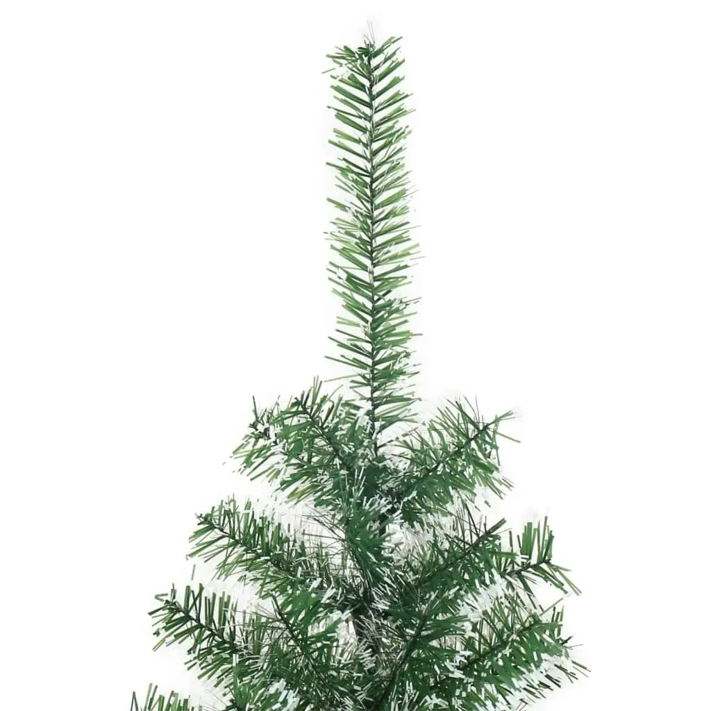 Artificial Christmas Tree with Flocked Snow Green 150 cm 357773