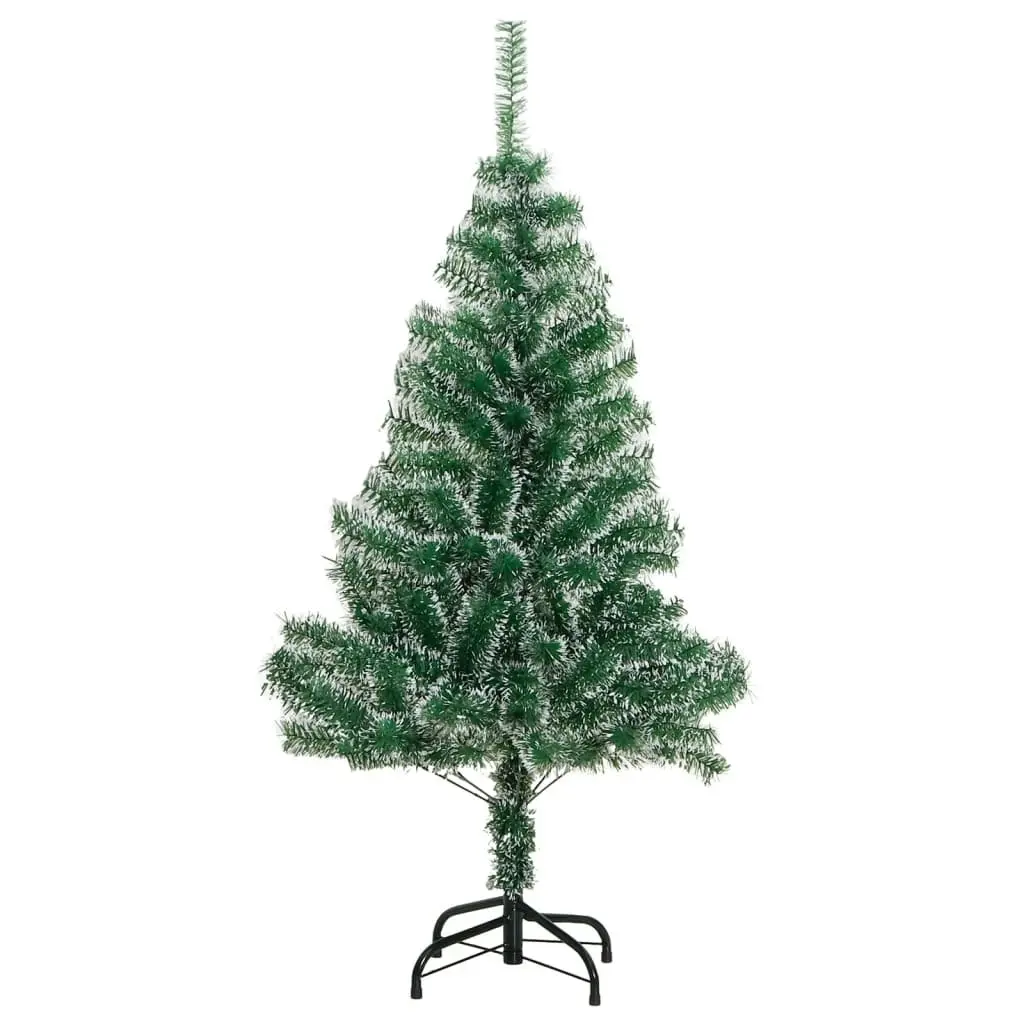 Artificial Christmas Tree with Flocked Snow Green 150 cm 357773