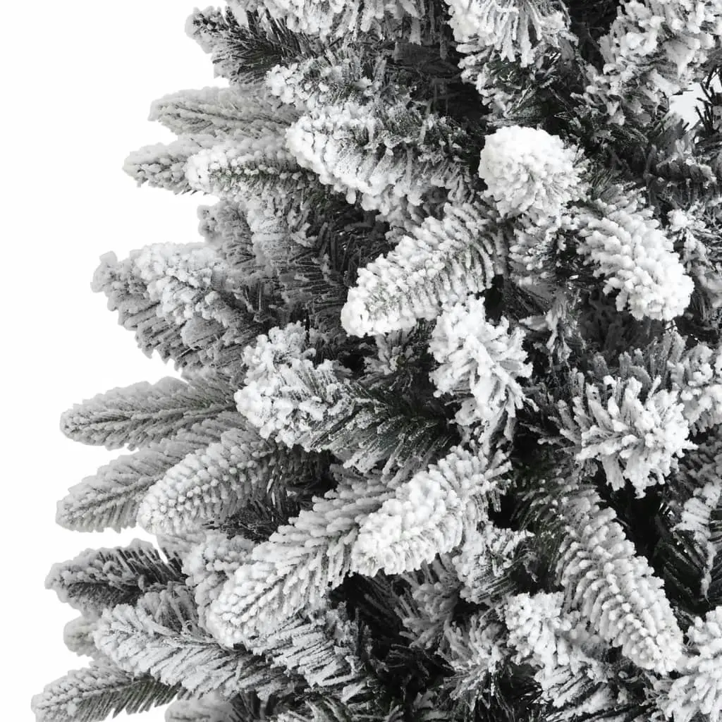 Artificial Christmas Tree with Flocked Snow 150 cm PVC&PE 345189