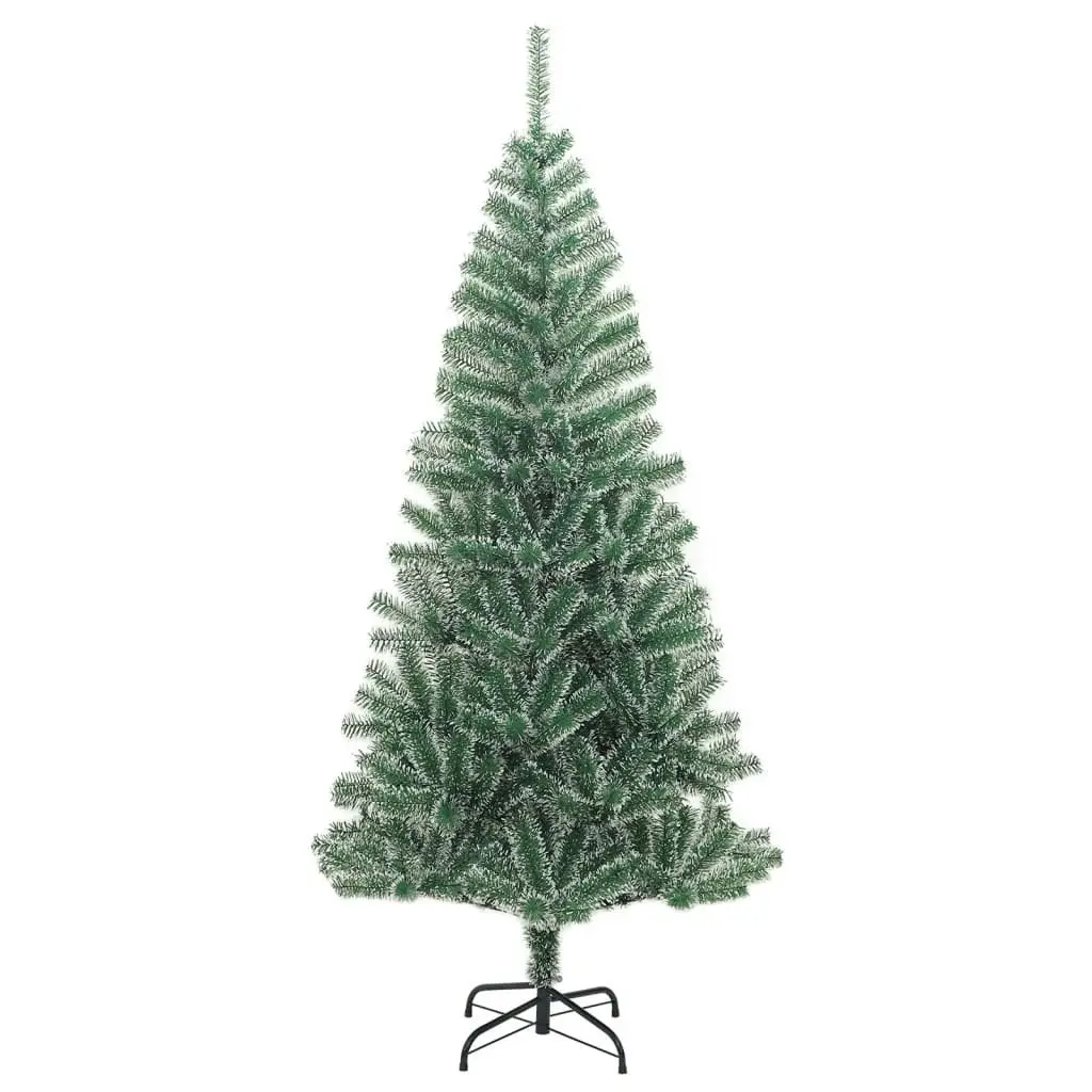 Artificial Christmas Tree with Flocked Snow Green 180 cm 357774