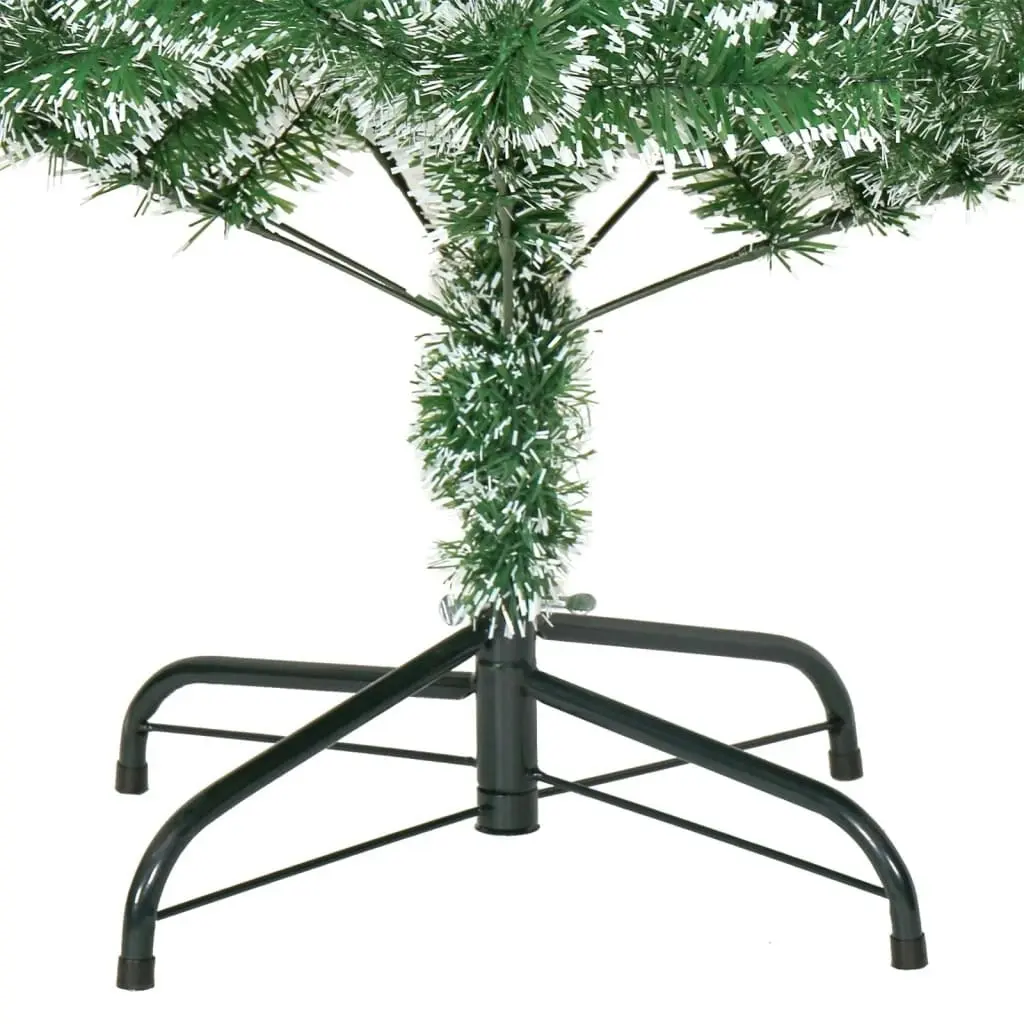 Artificial Christmas Tree with Flocked Snow Green 180 cm 357774