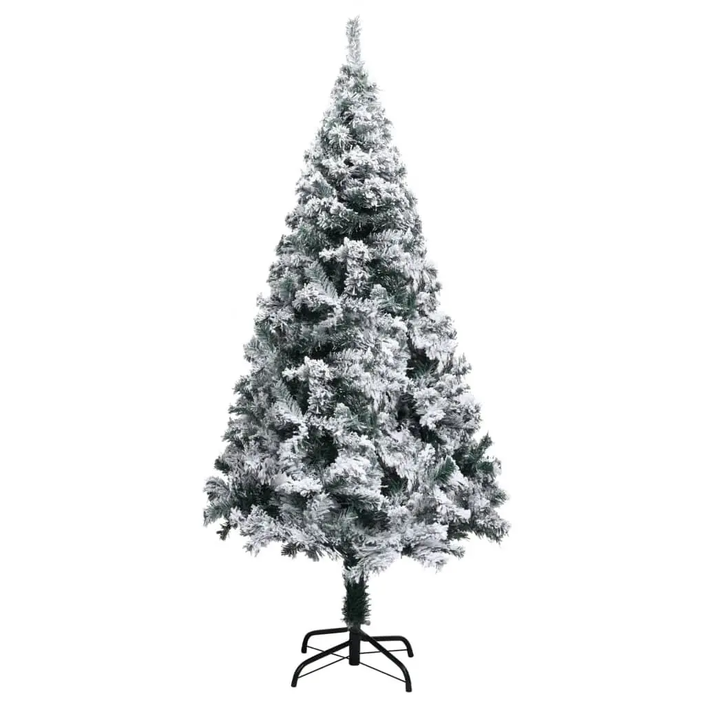 Artificial Christmas Tree with Flocked Snow Green 150 m PVC 320963