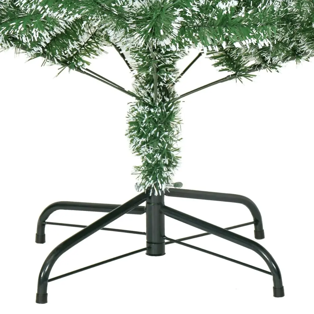 Artificial Christmas Tree with Flocked Snow Green 210 cm 357775