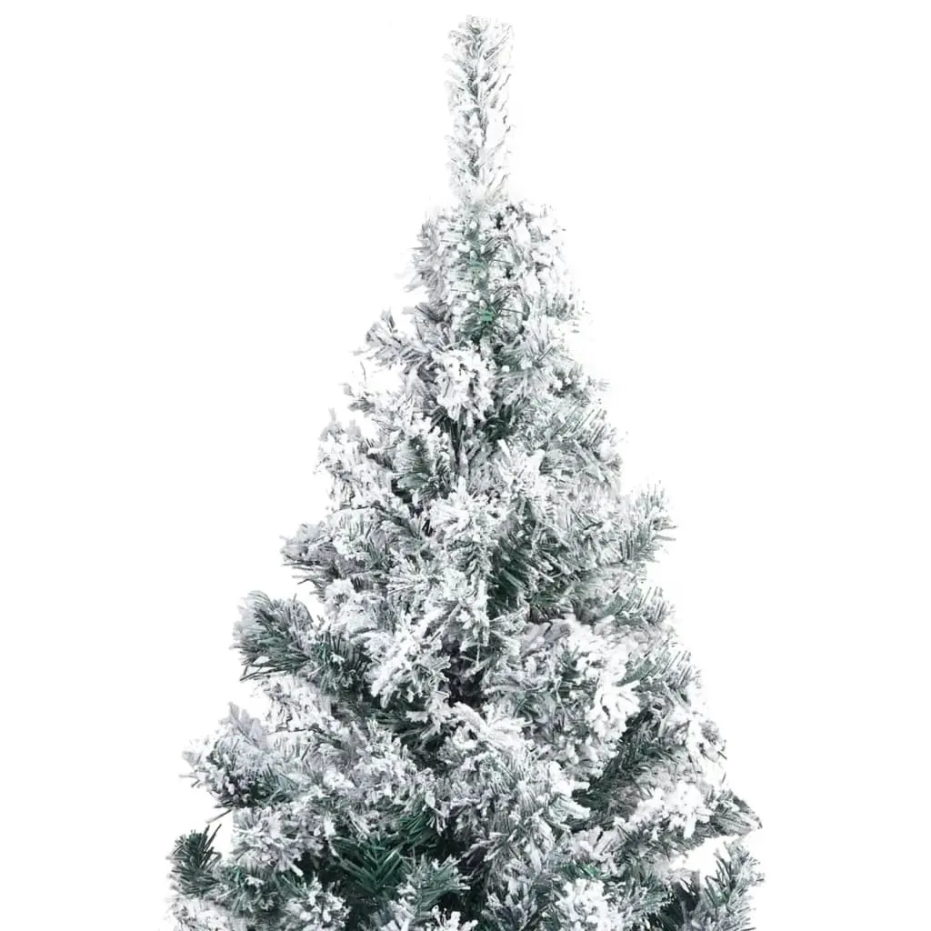 Artificial Christmas Tree with Flocked Snow Green 400cm PVC 328479