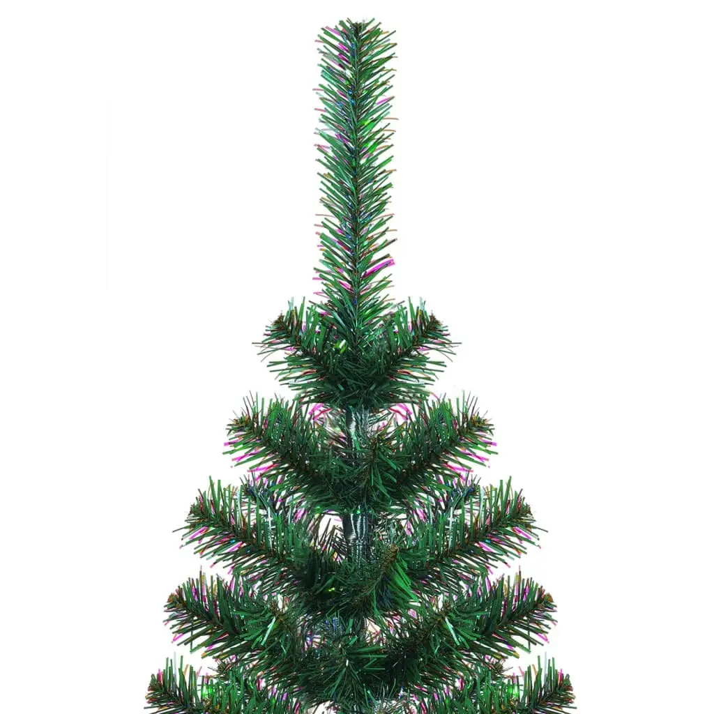 Artificial Christmas Tree with Iridescent Tips Green 120 cm PVC 344638