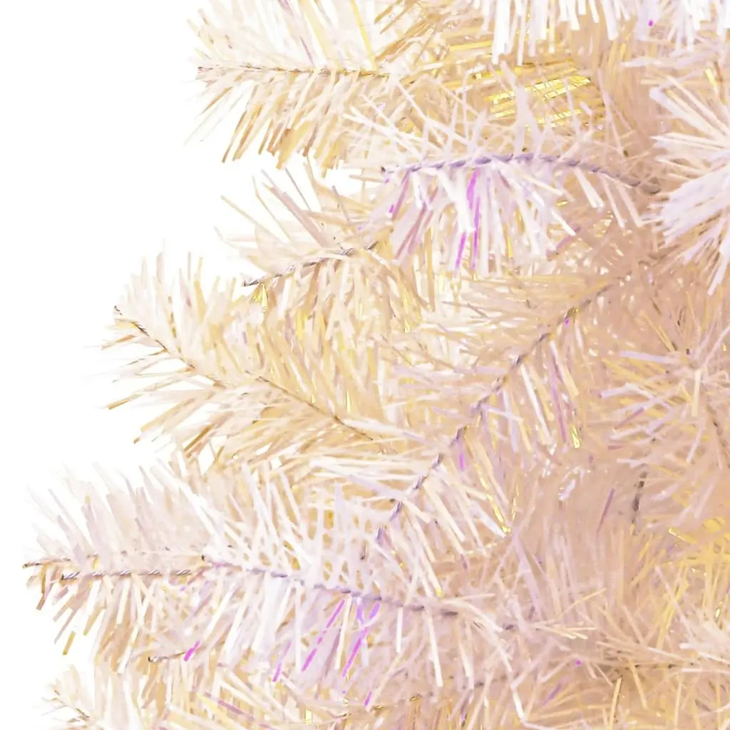 Artificial Christmas Tree with Iridescent Tips White 120 cm PVC 344633