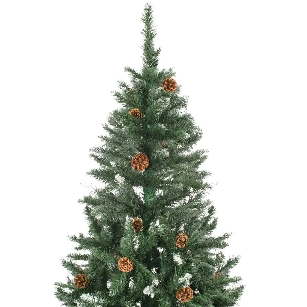 Artificial Christmas Tree with Pine Cones and White Glitter 180 cm 284318