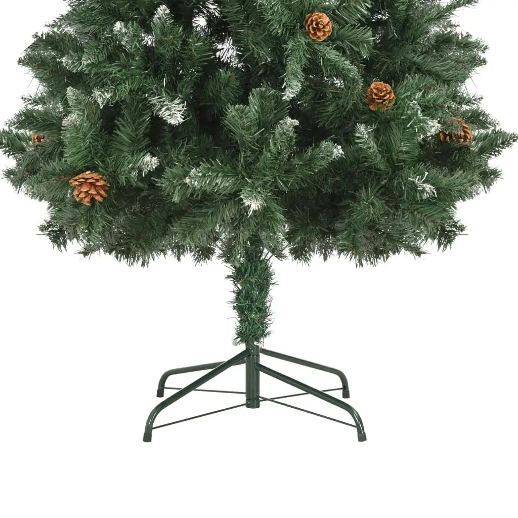 Artificial Christmas Tree with Pine Cones and White Glitter 180 cm 284318