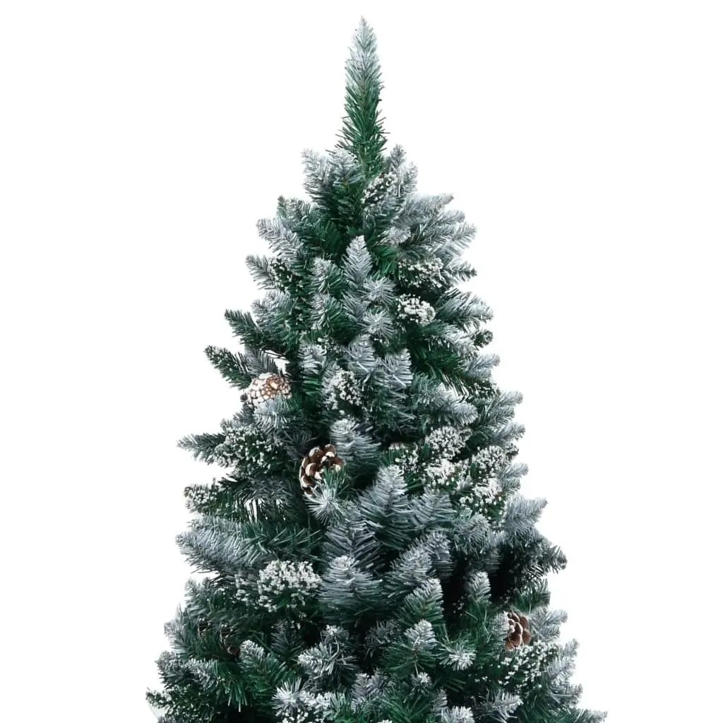 Artificial Christmas Tree with Pine Cones and White Snow 150 cm 321015