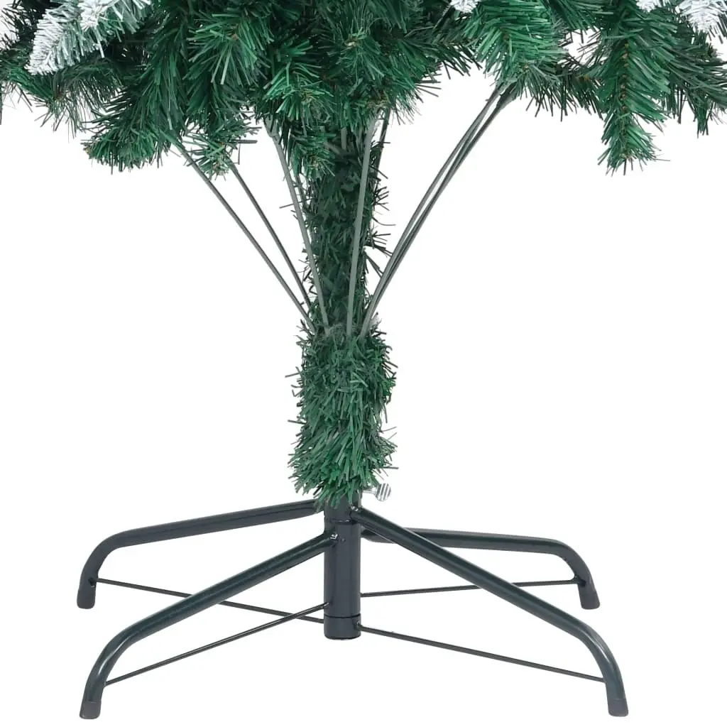 Artificial Christmas Tree with Pine Cones and White Snow 210 cm 321017