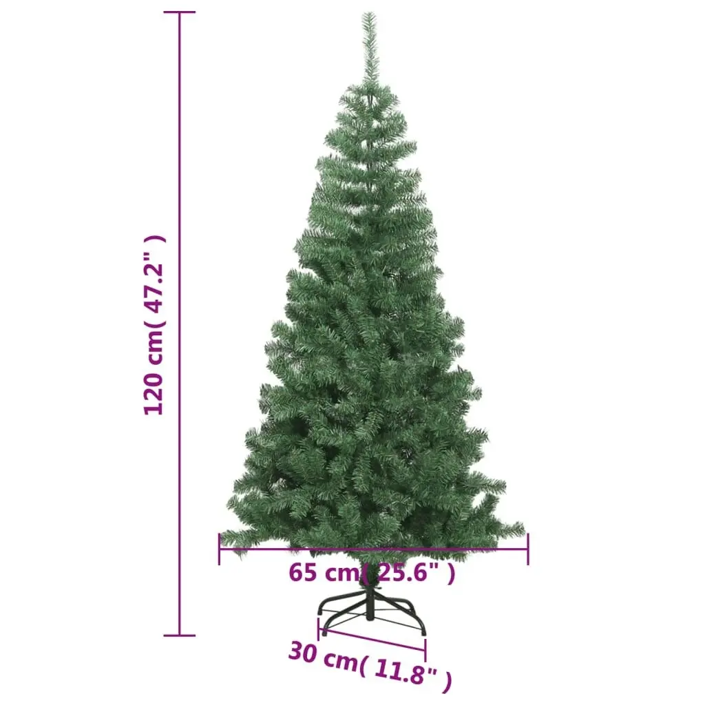 Artificial Christmas Tree with Stand 120 cm 230 Branches 328422