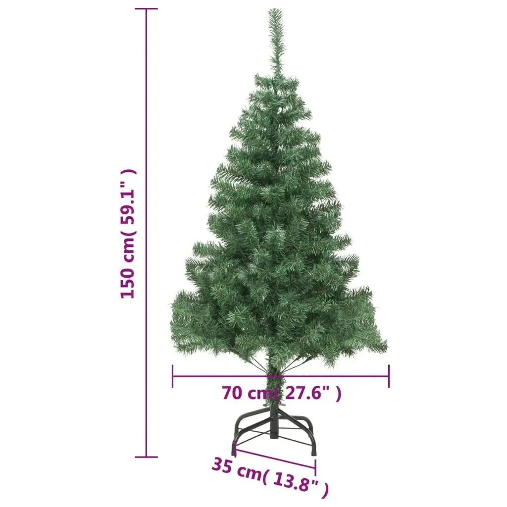 Artificial Christmas Tree with Stand 150 cm 380 Branches 60174