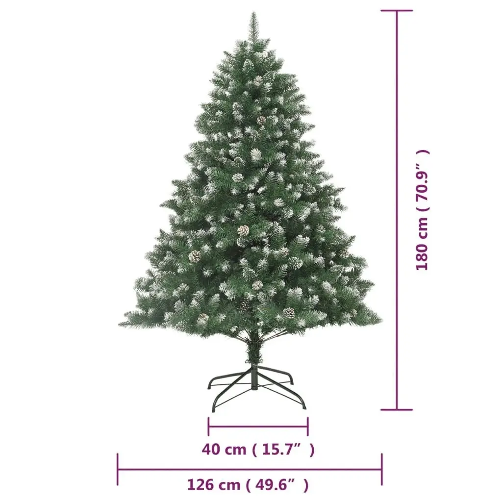 Artificial Christmas Tree with Stand 180 cm PVC 345161