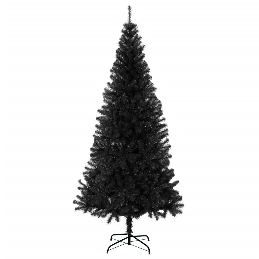 Artificial Christmas Tree with Stand Black 180 cm PVC 321001