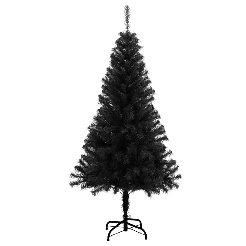 Artificial Christmas Tree with Stand Black 150 cm PVC 321000