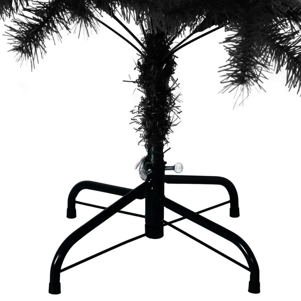 Artificial Christmas Tree with Stand Black 150 cm PVC 321000