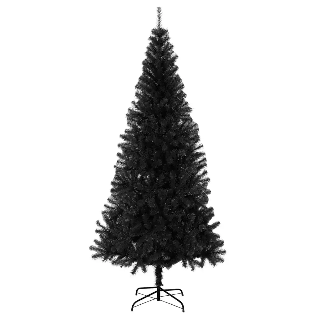 Artificial Christmas Tree with Stand Black 210 cm PVC 321002