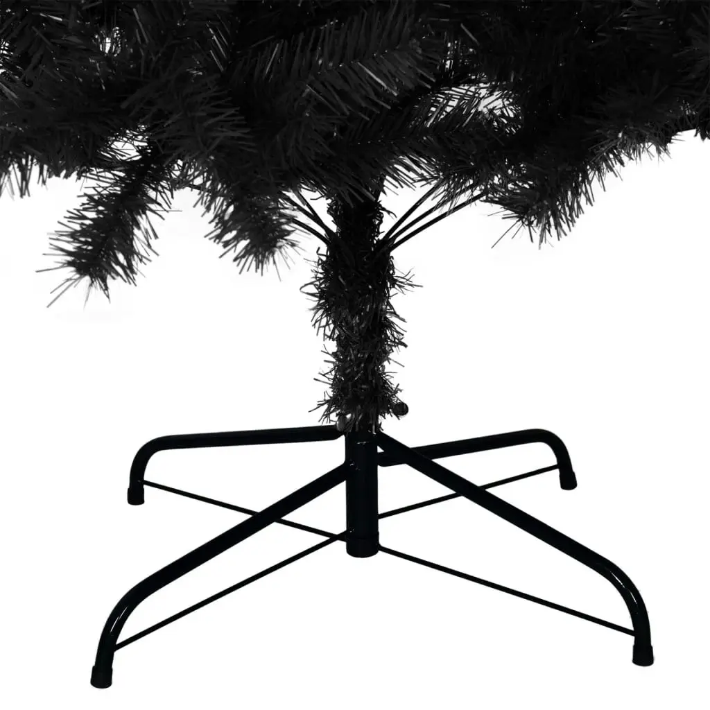 Artificial Christmas Tree with Stand Black 240 cm PVC 329180