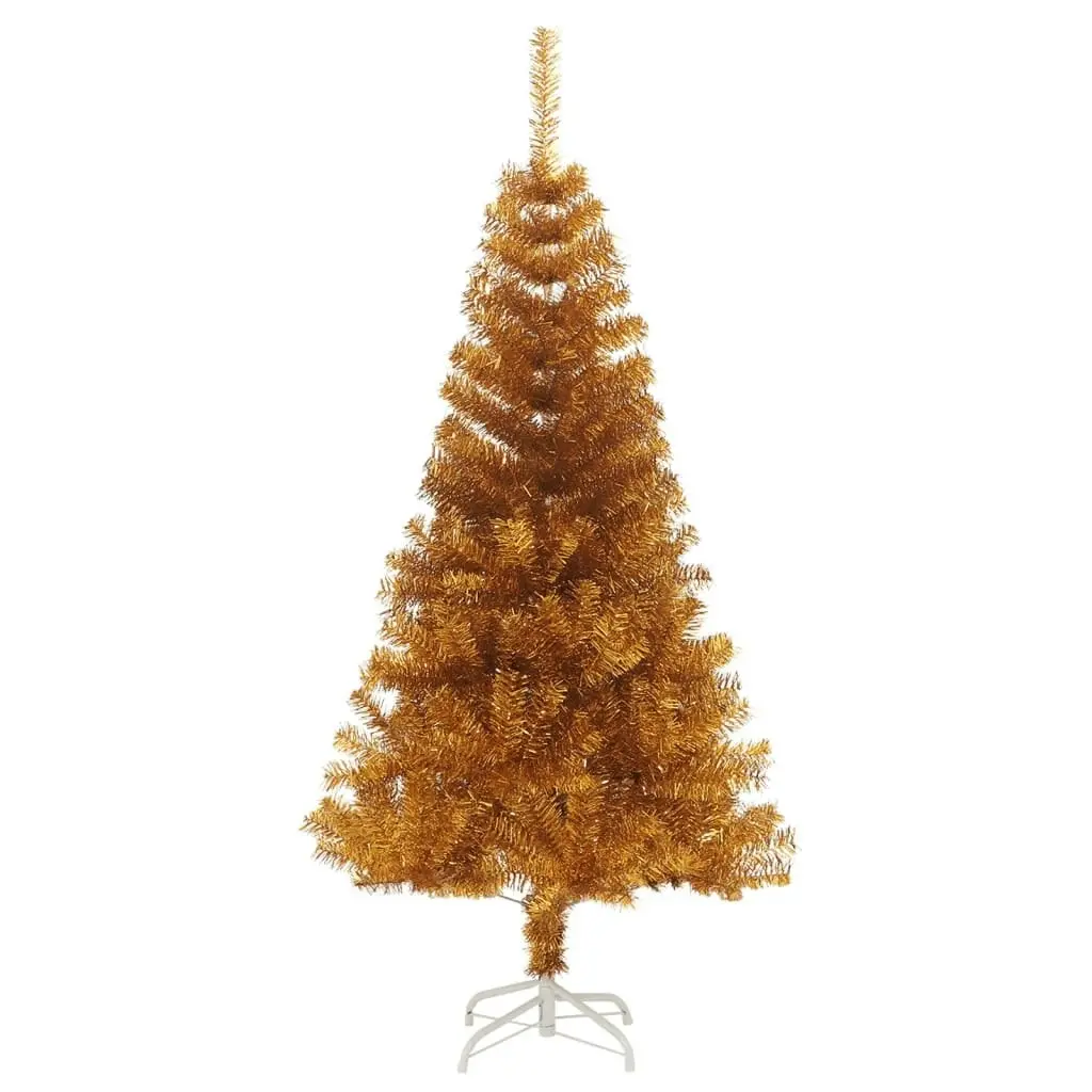 Artificial Christmas Tree with Stand Gold 120 cm PET 329185