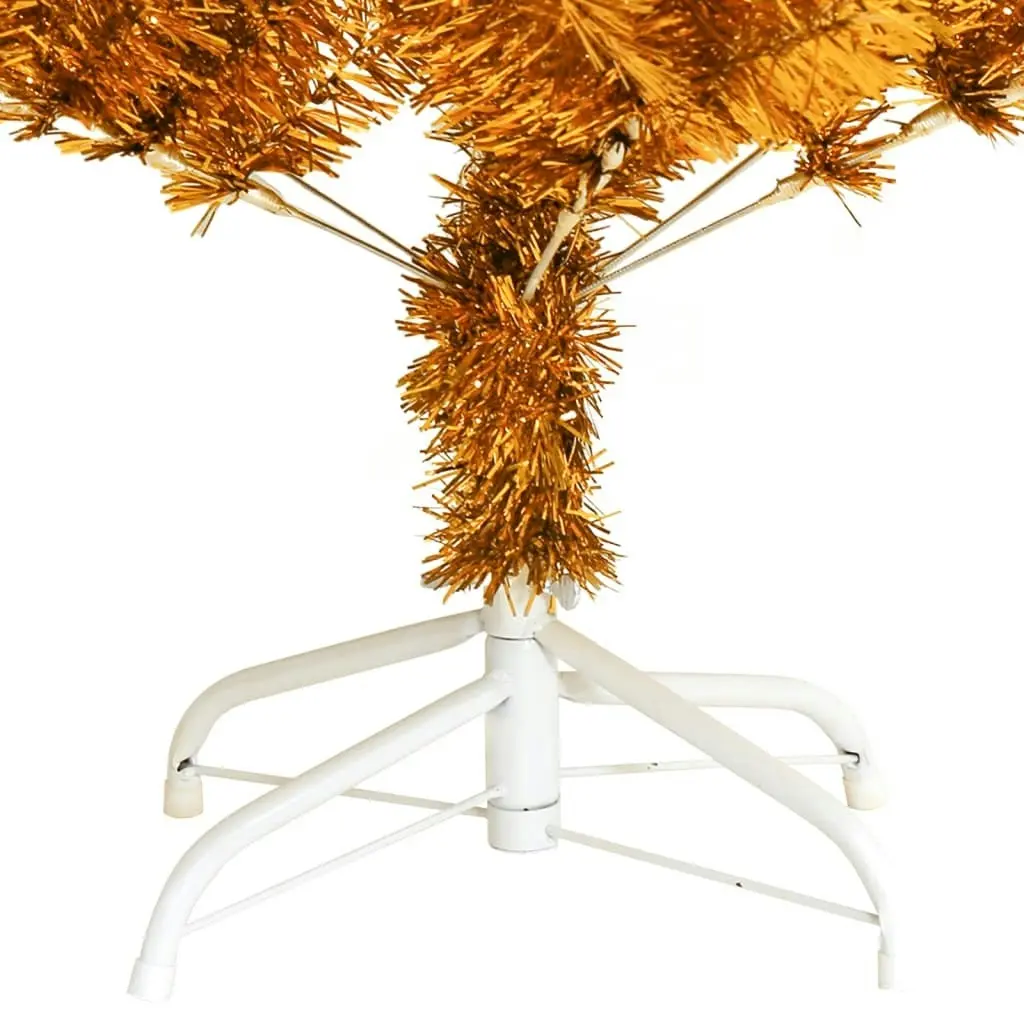 Artificial Christmas Tree with Stand Gold 120 cm PET 329185