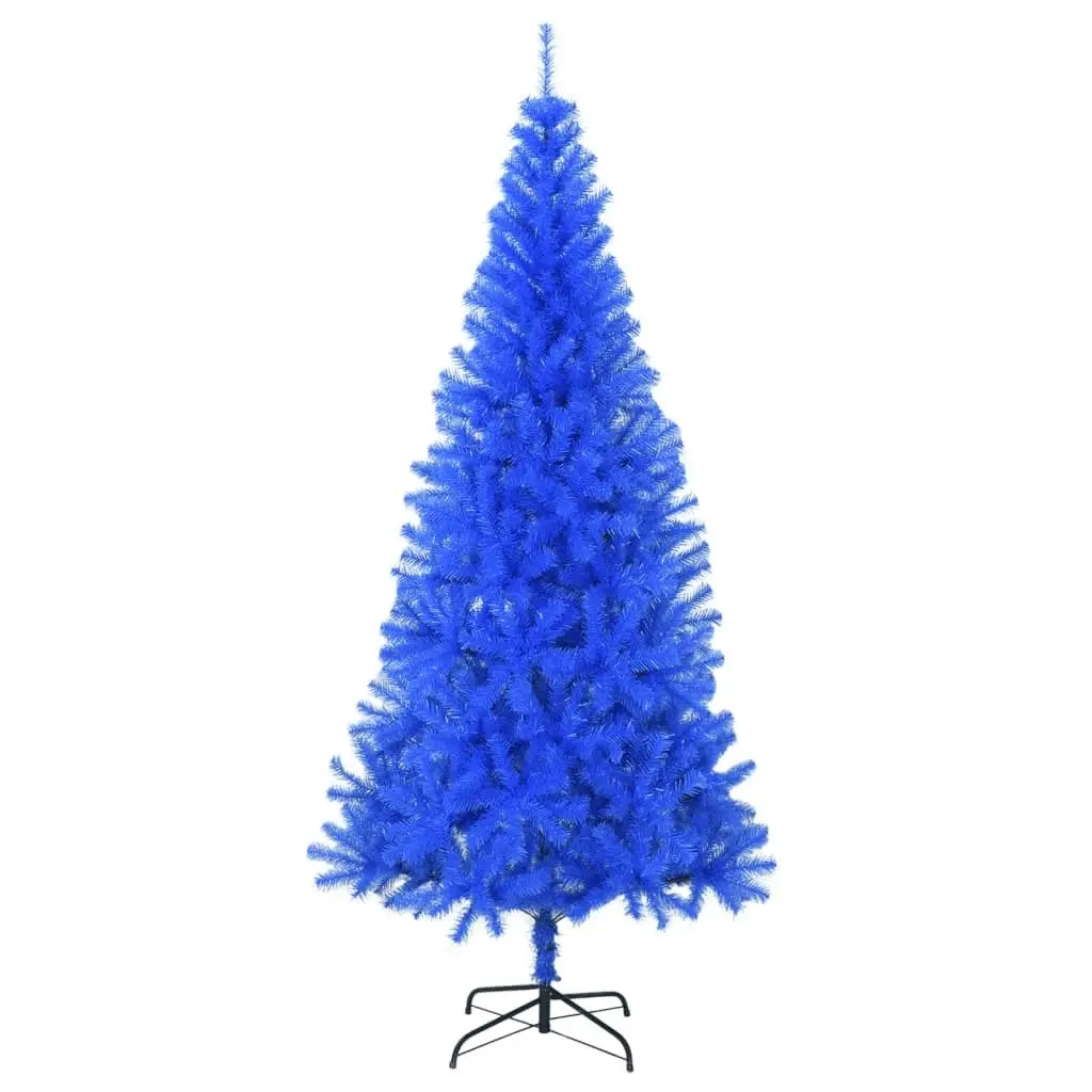 Artificial Christmas Tree with Stand Blue 210 cm PVC 321005