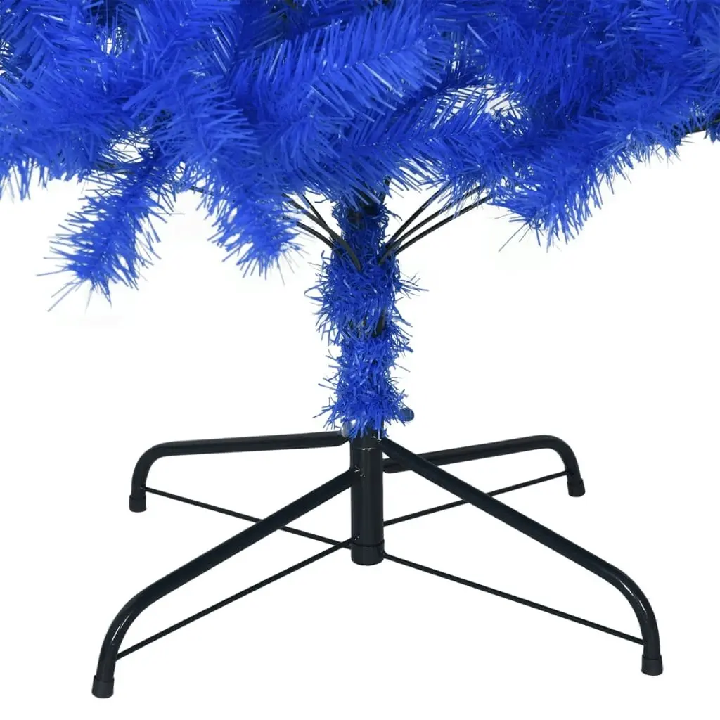 Artificial Christmas Tree with Stand Blue 210 cm PVC 321005