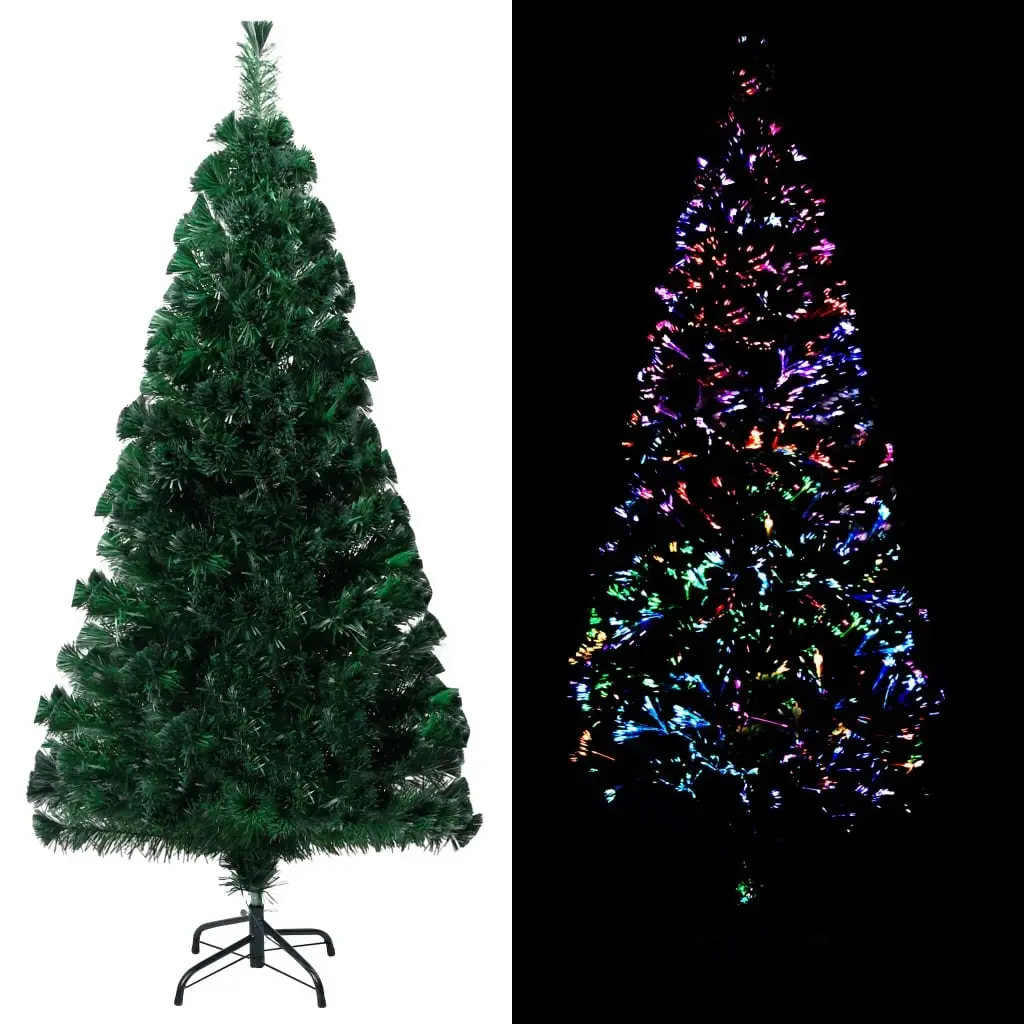 Artificial Christmas Tree with Stand Green 150 cm Fibre Optic 329061