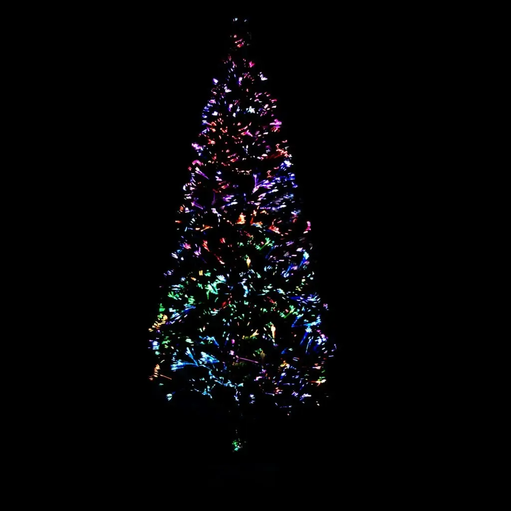 Artificial Christmas Tree with Stand Green 150 cm Fibre Optic 329061