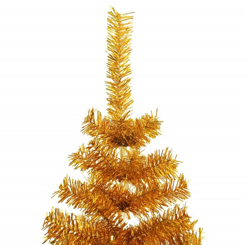 Artificial Christmas Tree with Stand Gold 180 cm PET 321010