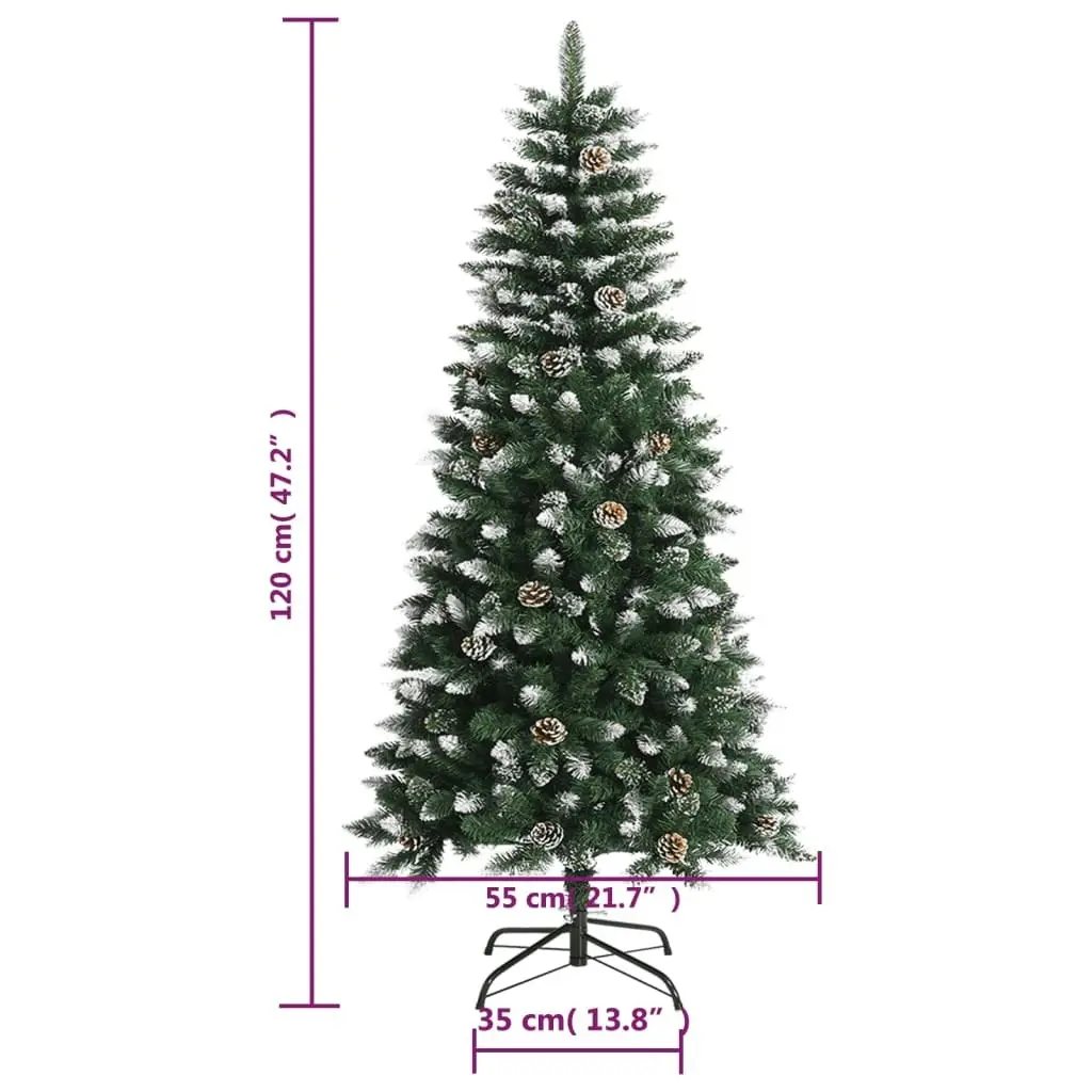 Artificial Christmas Tree with Stand Green 120 cm PVC 345173