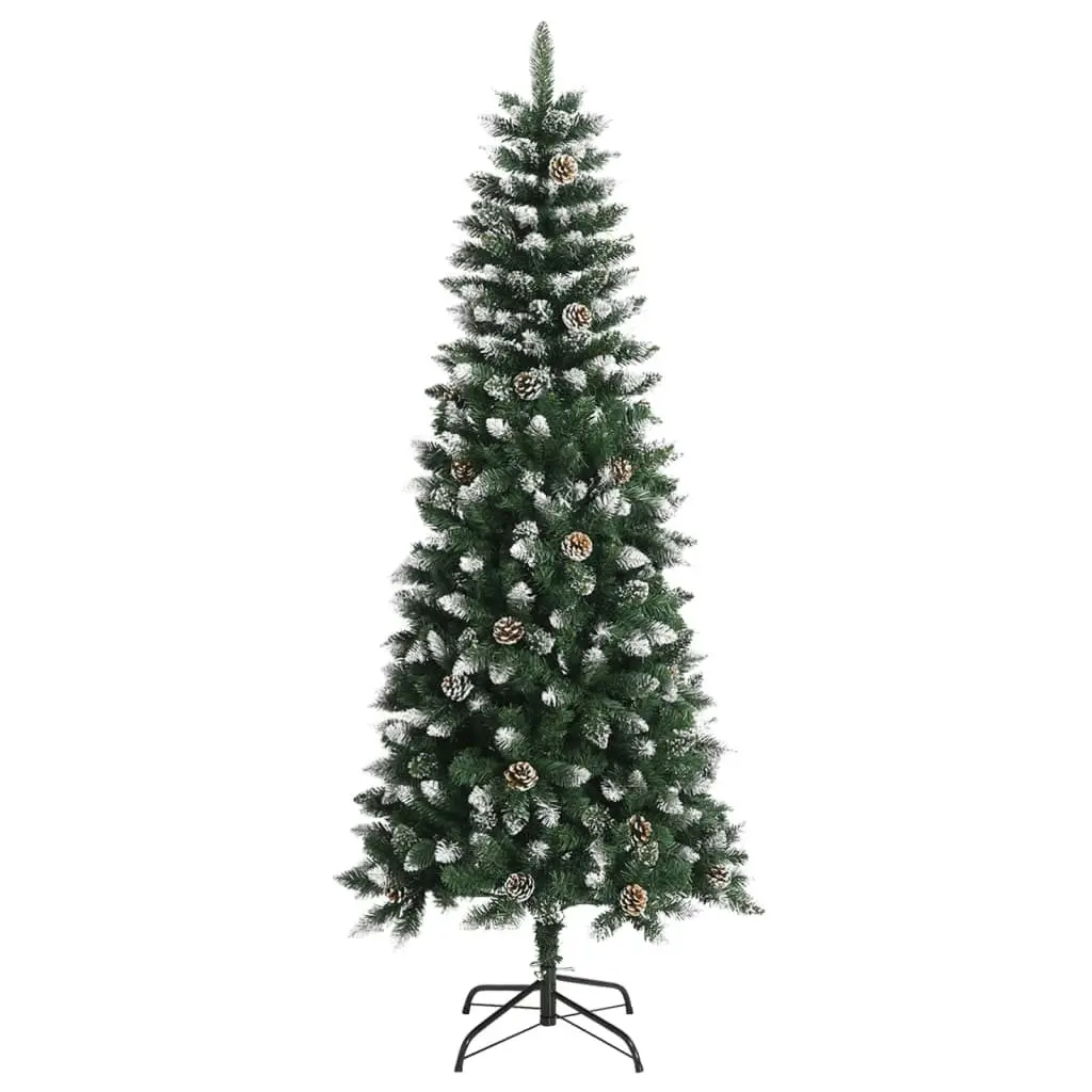 Artificial Christmas Tree with Stand Green 180 cm PVC 345175