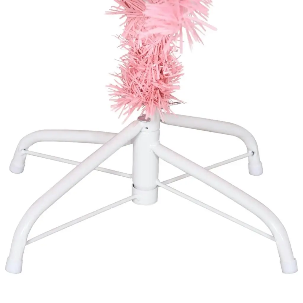 Artificial Christmas Tree with Stand Pink 150 cm PVC 320997