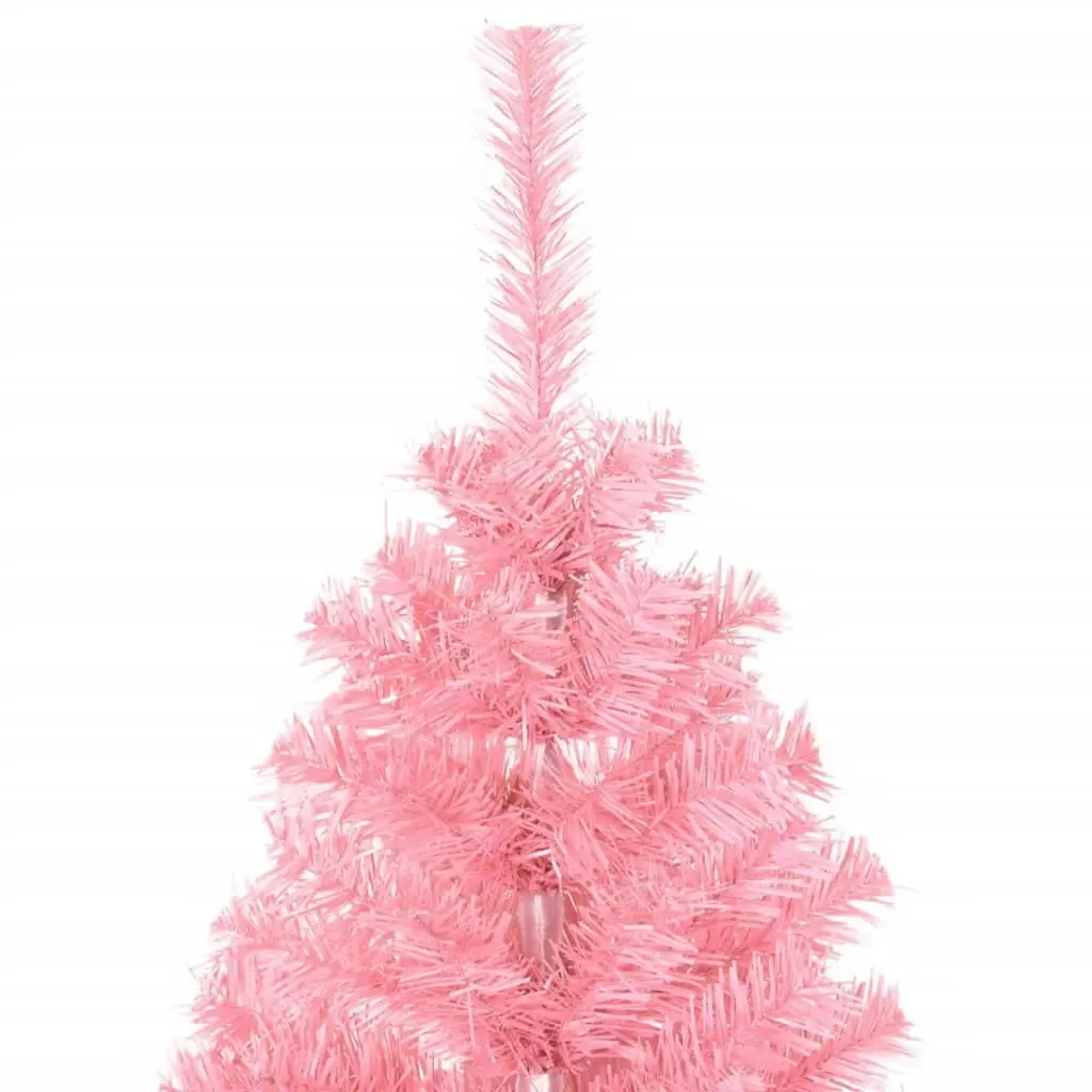 Artificial Christmas Tree with Stand Pink 150 cm PVC 320997