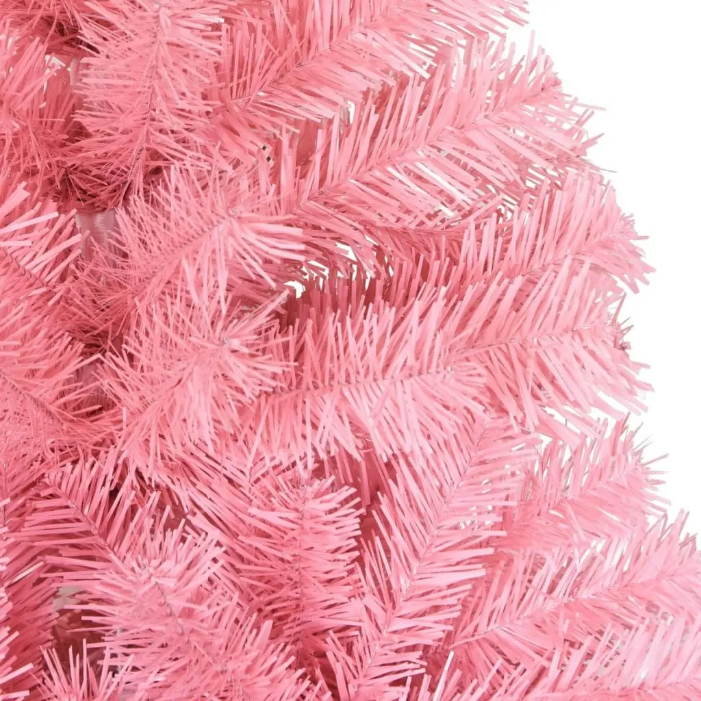 Artificial Christmas Tree with Stand Pink 150 cm PVC 320997