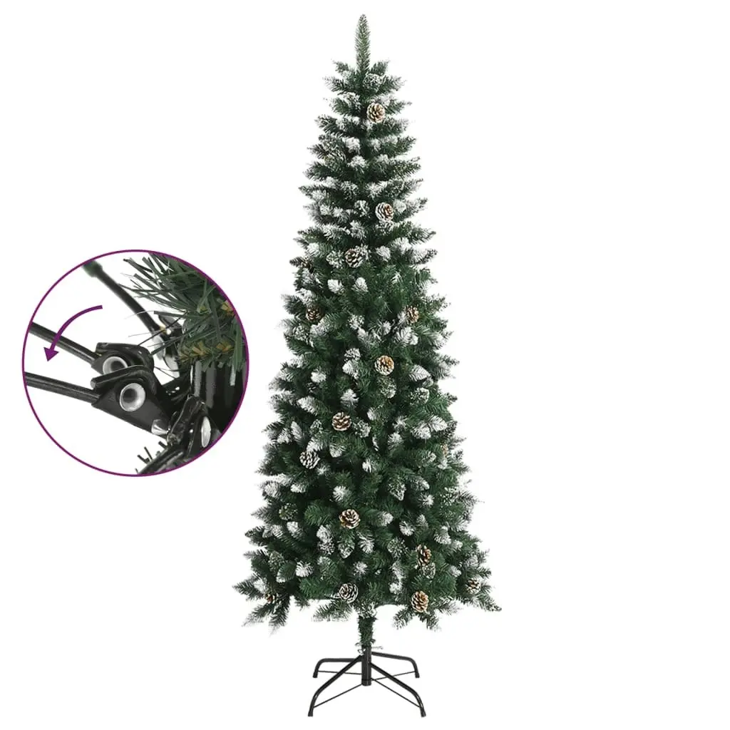 Artificial Christmas Tree with Stand Green 240 cm PVC 345177