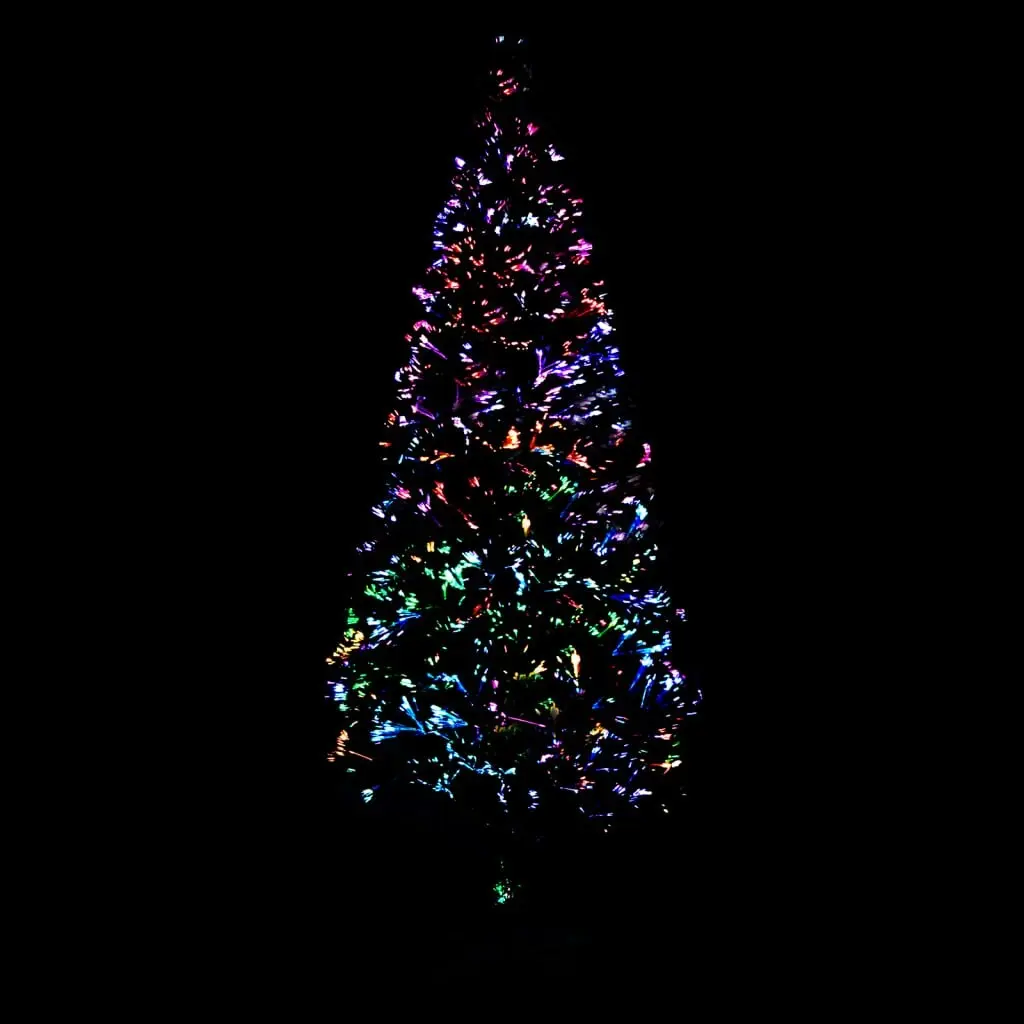 Artificial Christmas Tree with Stand Green 240 cm Fibre Optic 329064