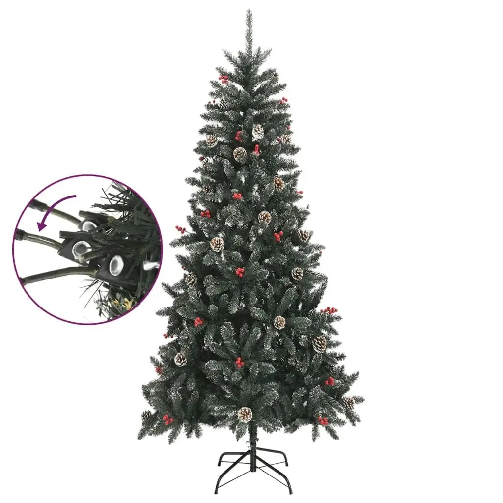 Artificial Christmas Tree with Stand Green 240 cm PVC 345182