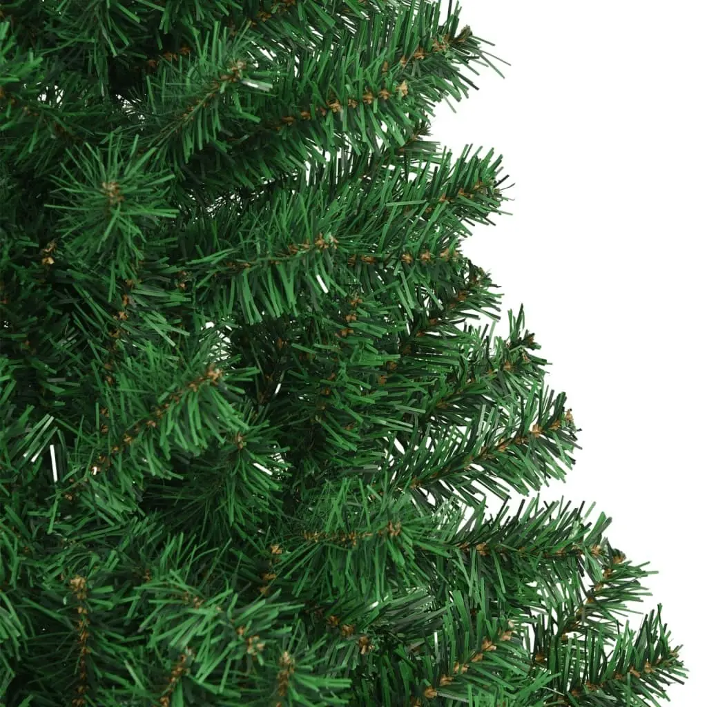 Artificial Christmas Tree with Thick Branches Green 210 cm PVC 321036