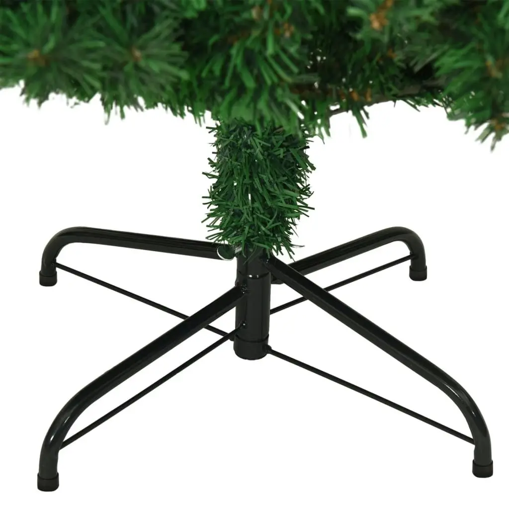 Artificial Christmas Tree with Thick Branches Green 210 cm PVC 321036