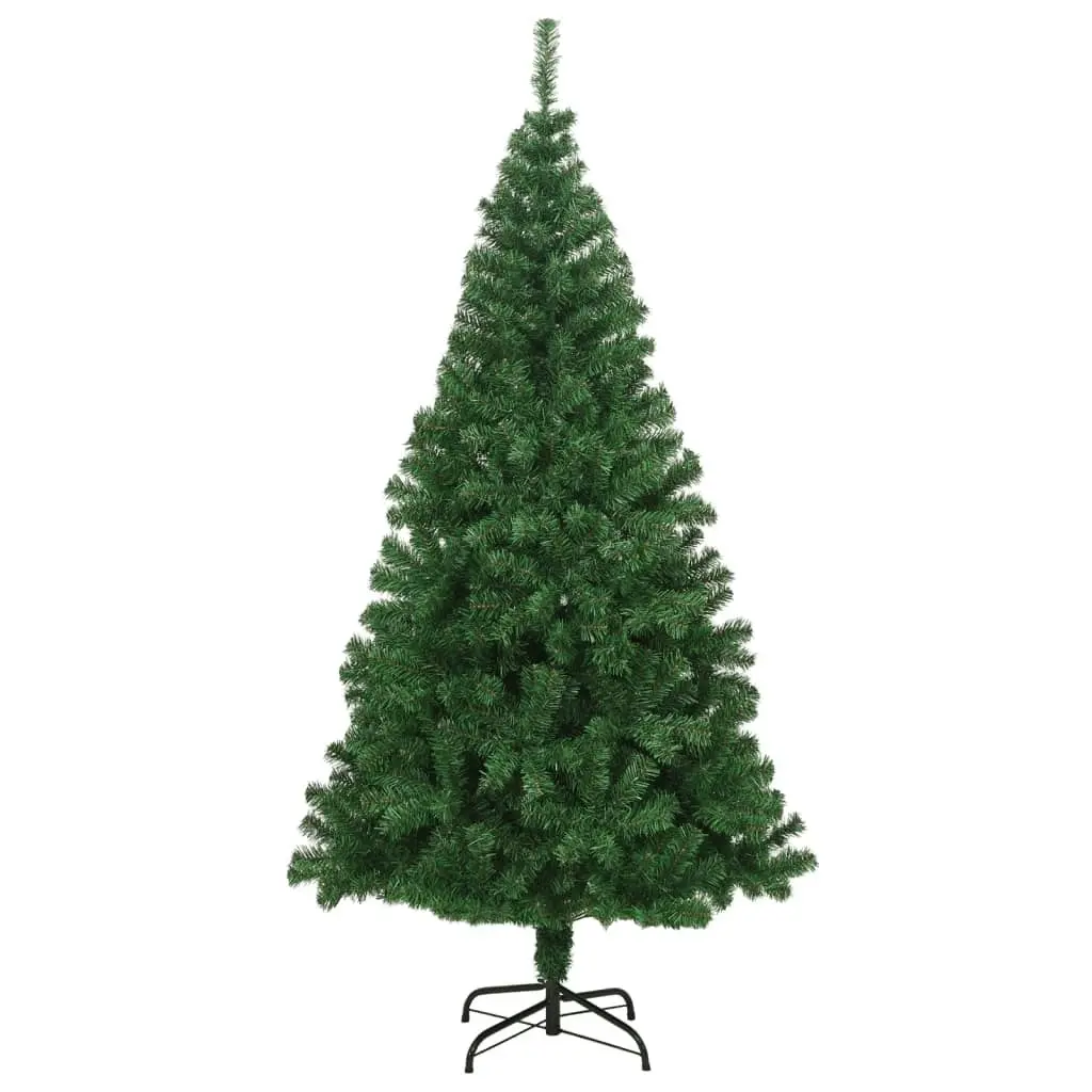 Artificial Christmas Tree with Thick Branches Green 180 cm PVC 321035