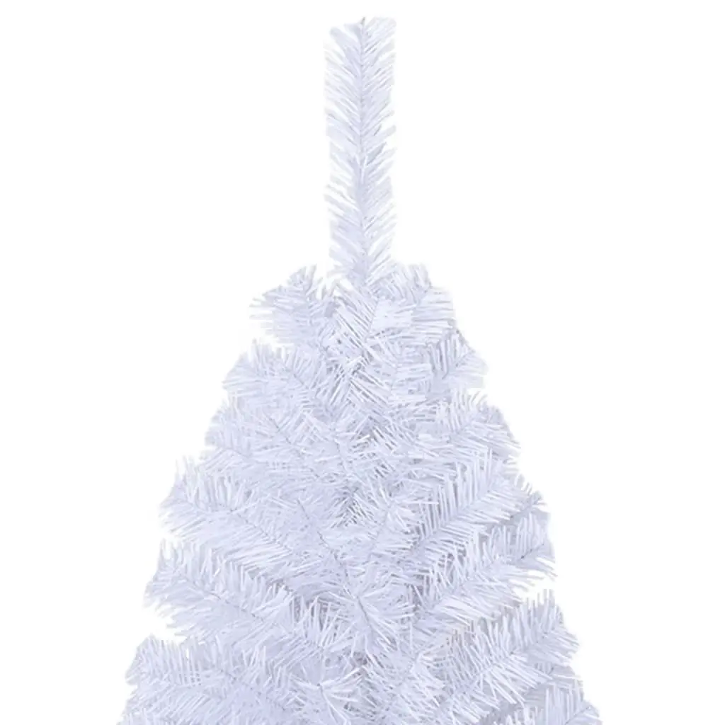 Artificial Christmas Tree with Thick Branches White 210 cm PVC 321040